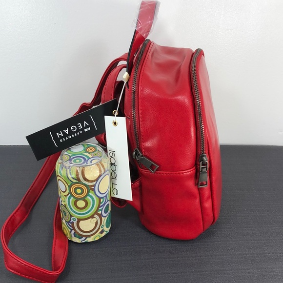 Isabelle Purse/Backpack Red Bag NWT Vegan Approved NWT - Picture 6 of 12